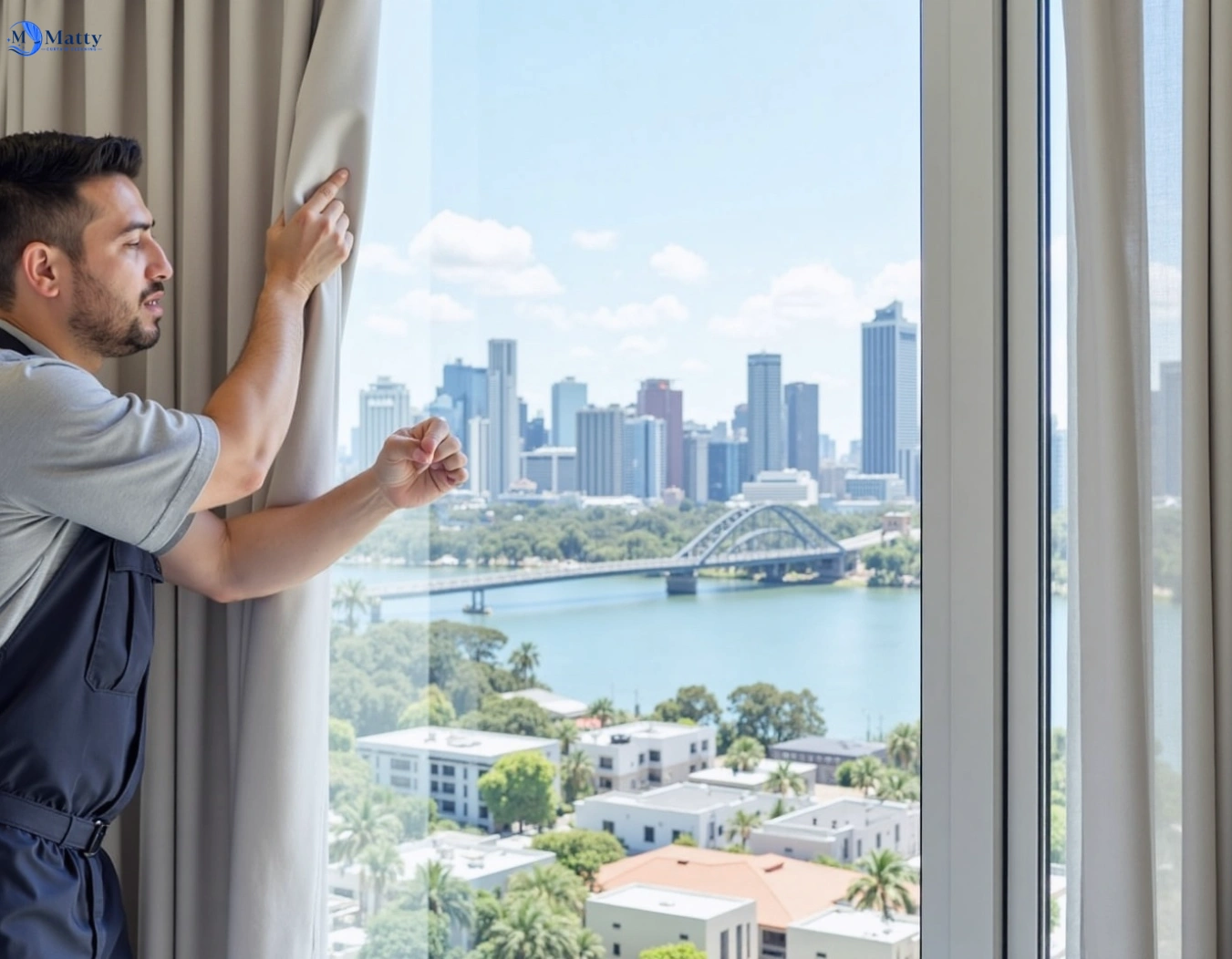 Professional curtain steam cleaning service coalcliff-nsw QLD by Matty Curtain Cleaning